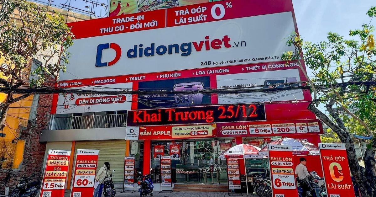 Chương trình Trade-in là một "vũ khí" chiến lược của Di Động Việt.