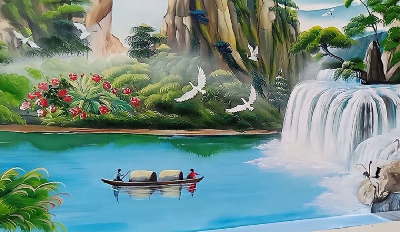 Treo tranh phong thủy đúng cách sẽ hỗ trợ rất tốt cho sự nghiệp.