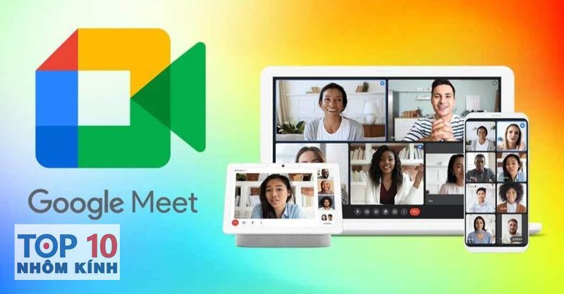 gg meet - Tạo phòng trên máy tính