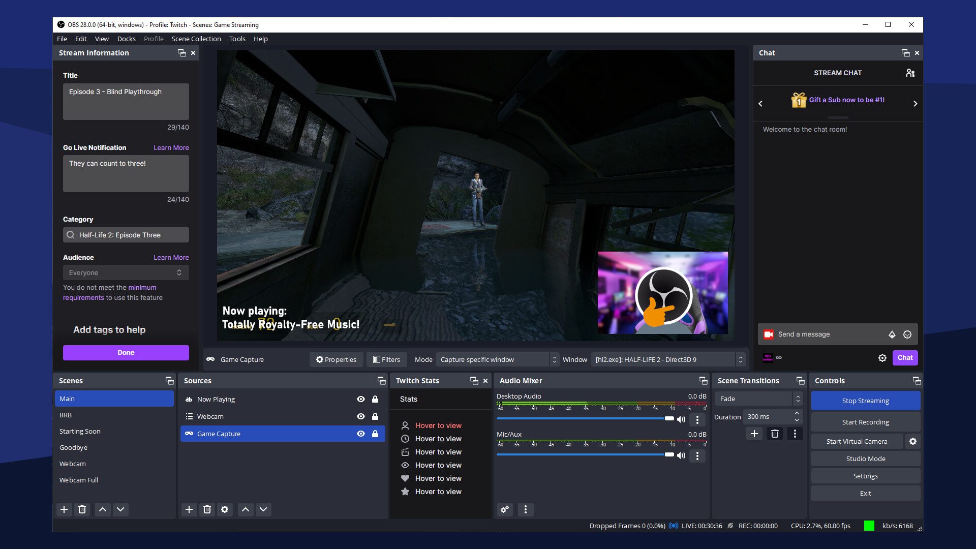 OBS Studio cho phép bạn kết hợp nhiều nguồn khác nhau