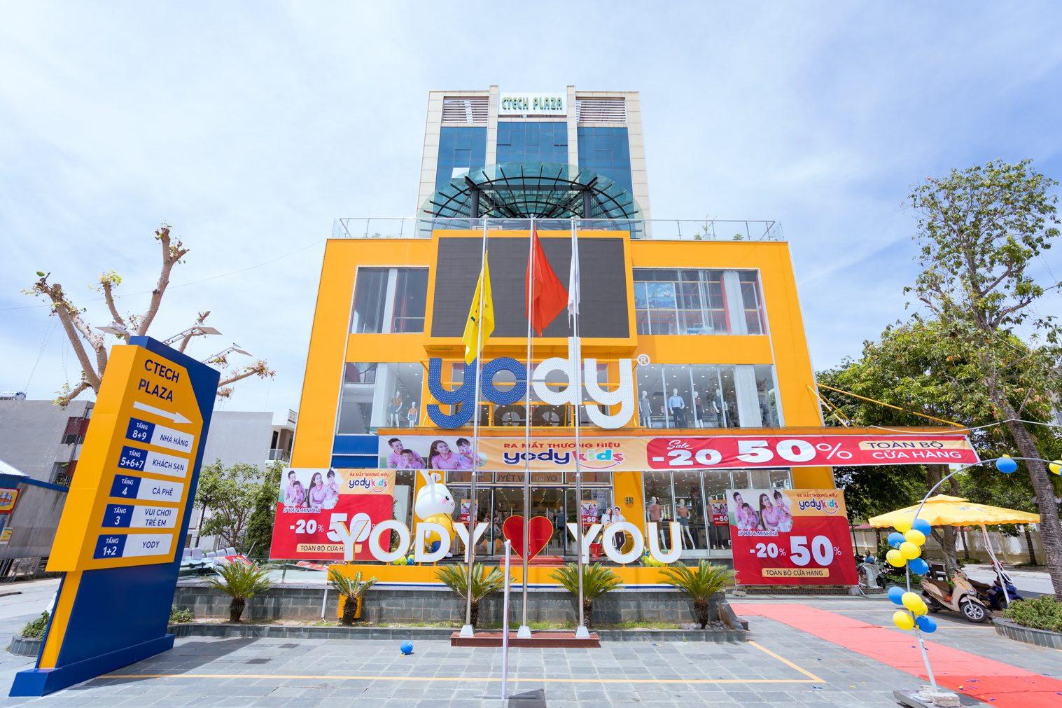 Yody đã phát triển mạnh mẽ để trở thành chuỗi cửa hàng thời trang với hàng trăm chi nhánh