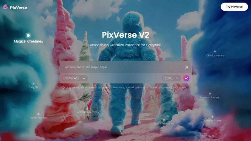 Cách dùng Pixverse - Đăng ký và đăng nhập Pixverse