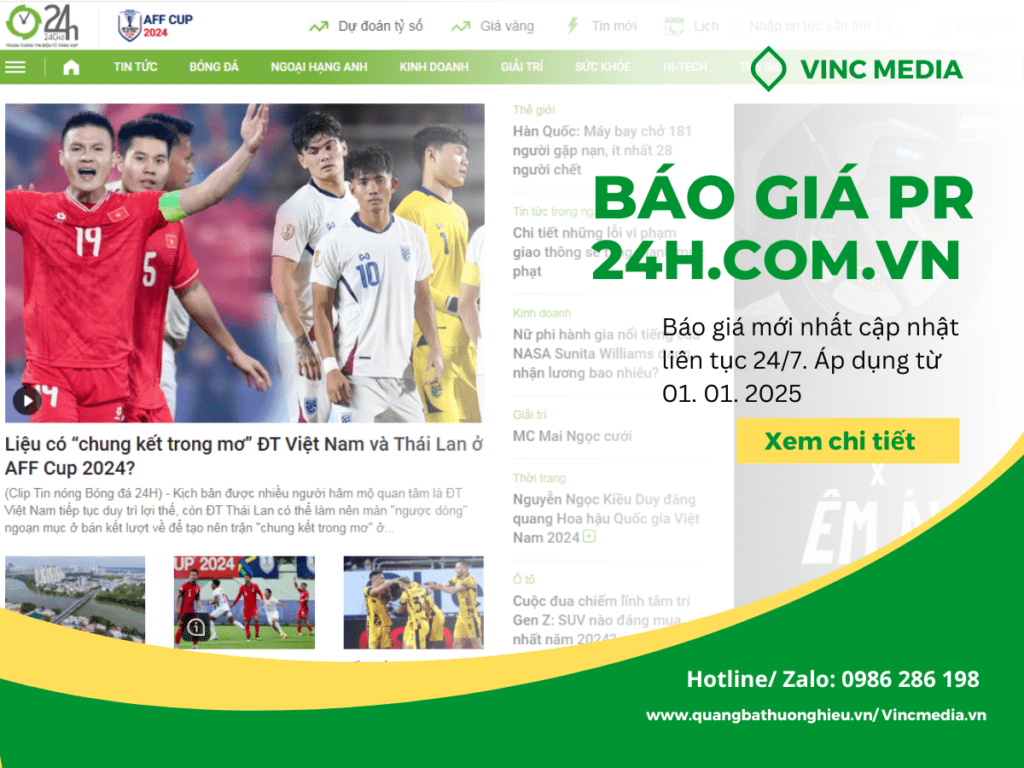 24h - Bao phủ nhiều mảng thông tin trong cùng một nền tảng