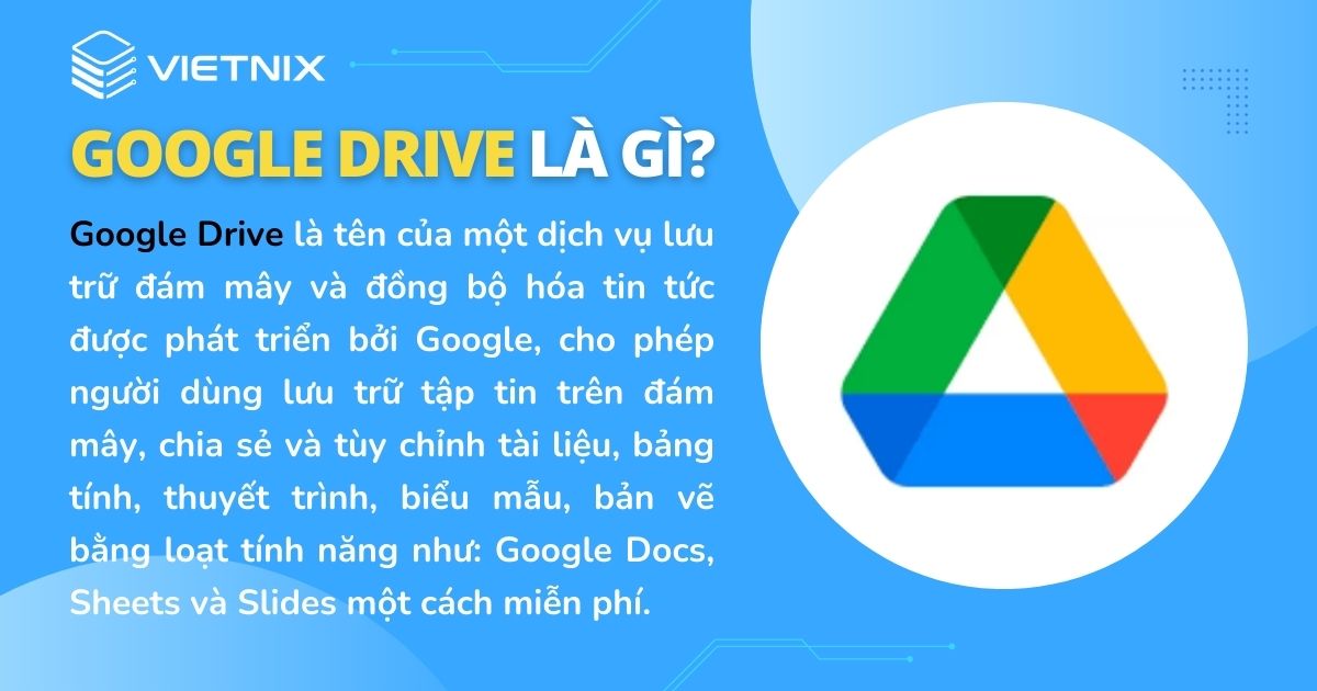 Drive - Lưu trữ và quản lý tệp trên đám mây