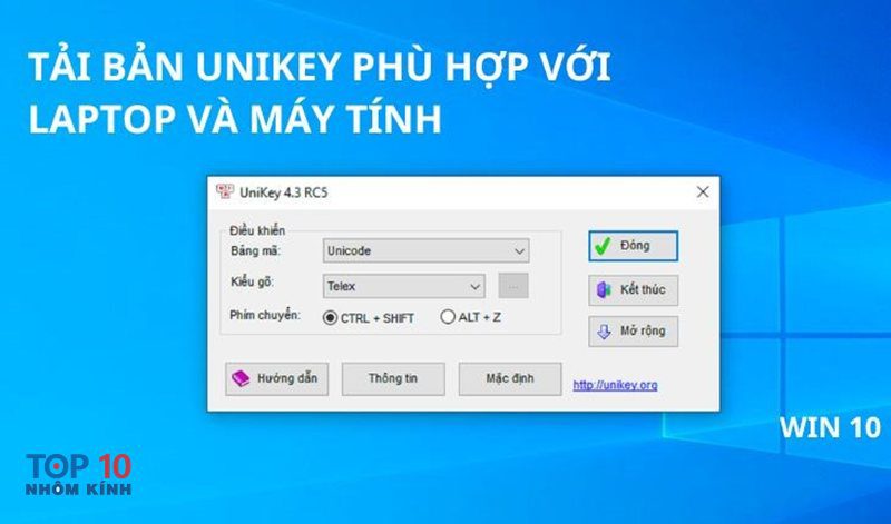 Unikey - Hướng dẫn cài đặt và thiết lập lần đầu